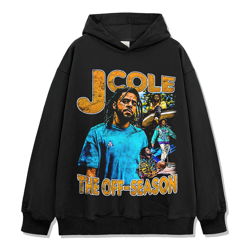 The Off-Season By J. Cole Hoodie tribute hoodie in heavyweight cotton