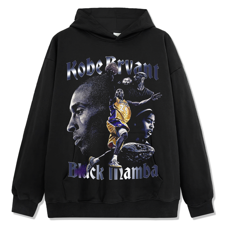 Kobe Bryant Hoodie NBA in heavyweight 240gsm cotton