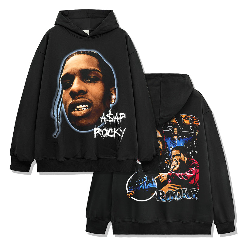 A$AP Rocky By Travis Scott Hoodie tribute hoodie in heavyweight cotton