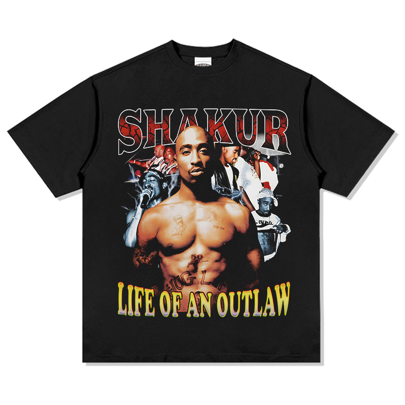 Life of an Outlaw By Tupac Shakur TEE