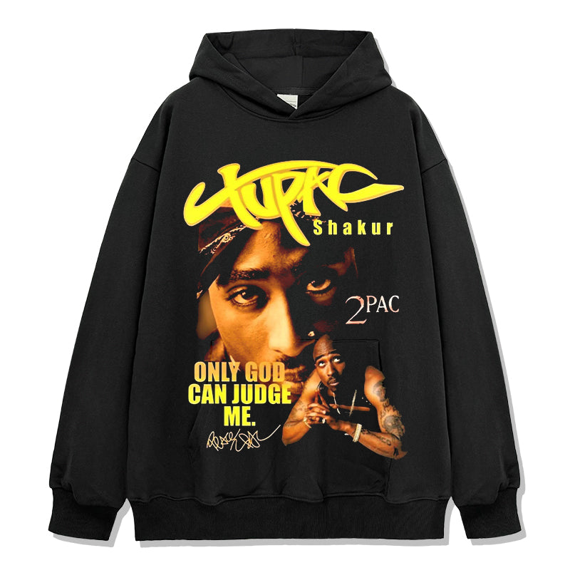 Only God Can Judge Me  By Tupac Shakur Signature Hoodie
