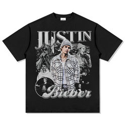Justin Bieber Tee tribute tee in heavyweight cotton