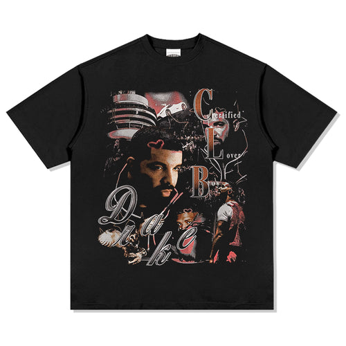 Certified Lover Boy By Drake Tee tribute tee in heavyweight cotton