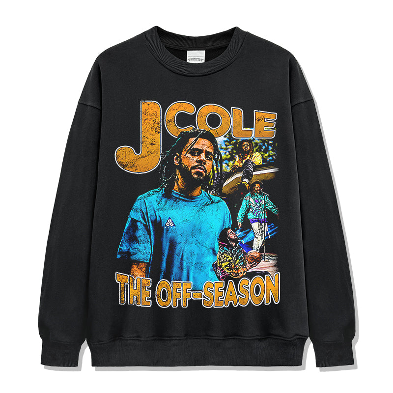 The Off-Season By J. Cole Sweatshirt tribute tee in heavyweight cotton