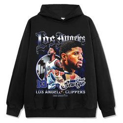Paul George Hoodie NBA tribute hoodie in heavyweight cotton