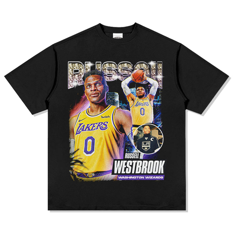 Dangelo Russell Tee NBA in heavyweight 240gsm cotton