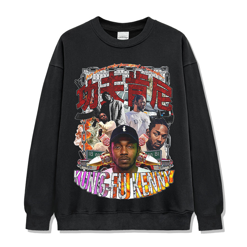 Kungfu Kenny By Kendrick Lamar Sweatshirt
