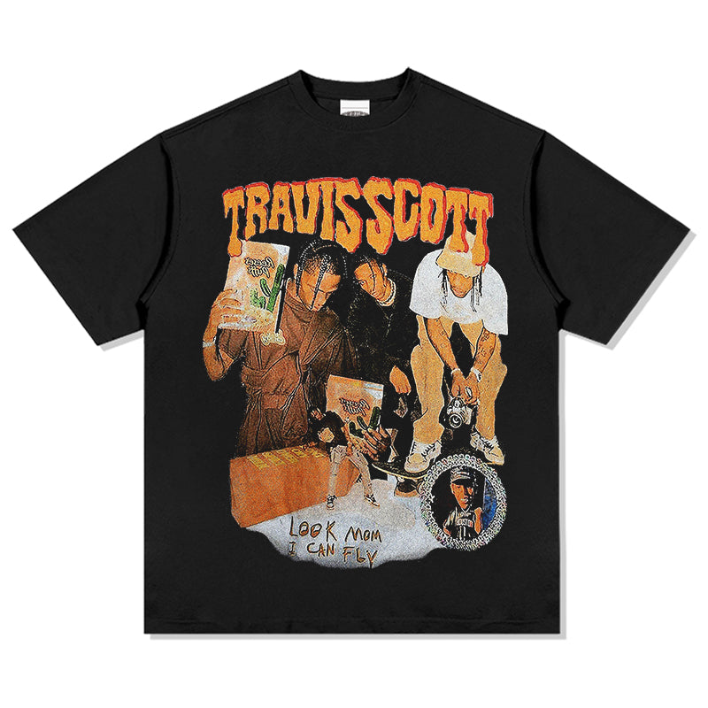 Look Mom I Can Fly By Travis Scott TEE