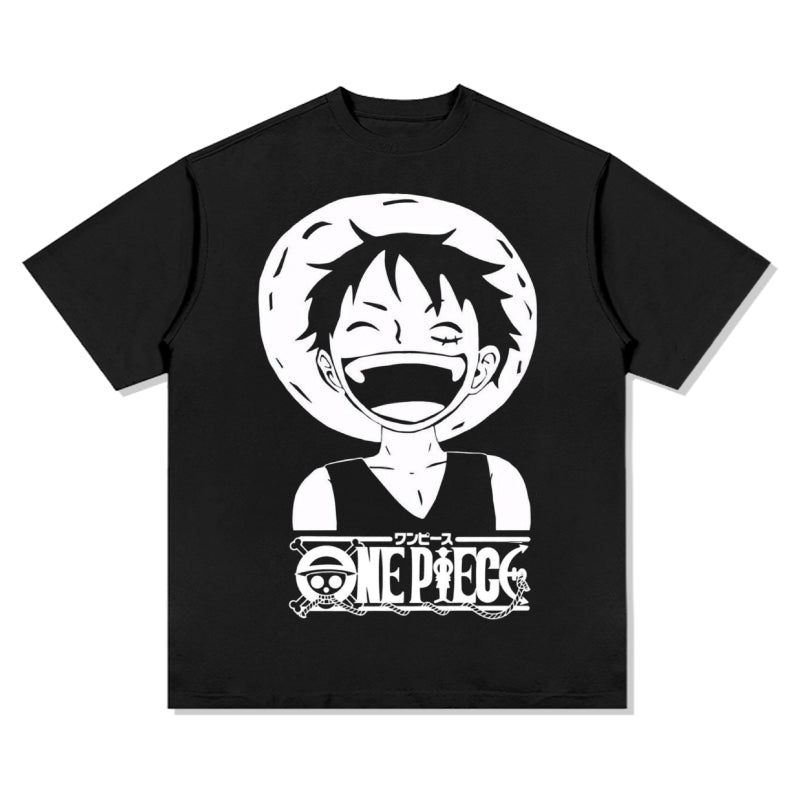 Luffy's Smiley Face One Piece "anime" TEE