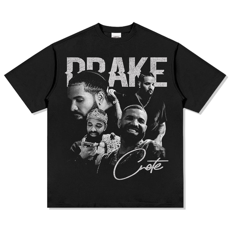 Drake Signature Tee tribute tee in heavyweight cotton