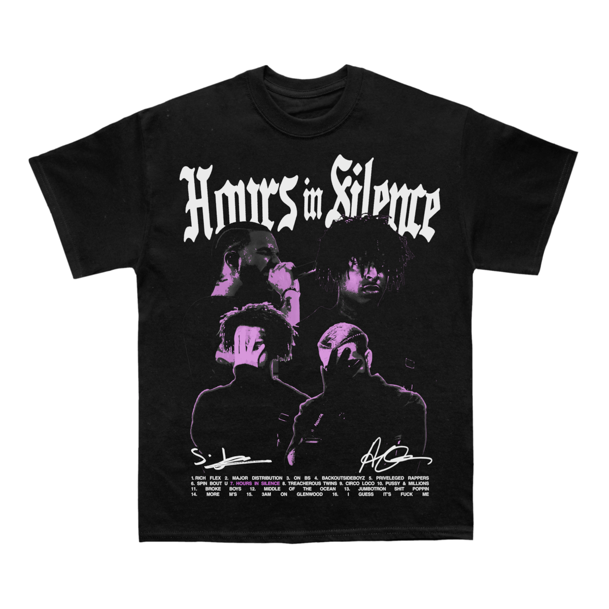 Drake & 21 Savage "Hours In Silence" TEE