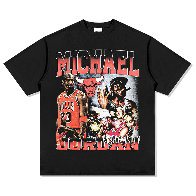 Michael Jordan Tee NBA tribute tee in heavyweight cotton