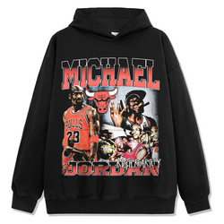 Michael Jordan Hoodie NBA tribute hoodie in heavyweight cotton