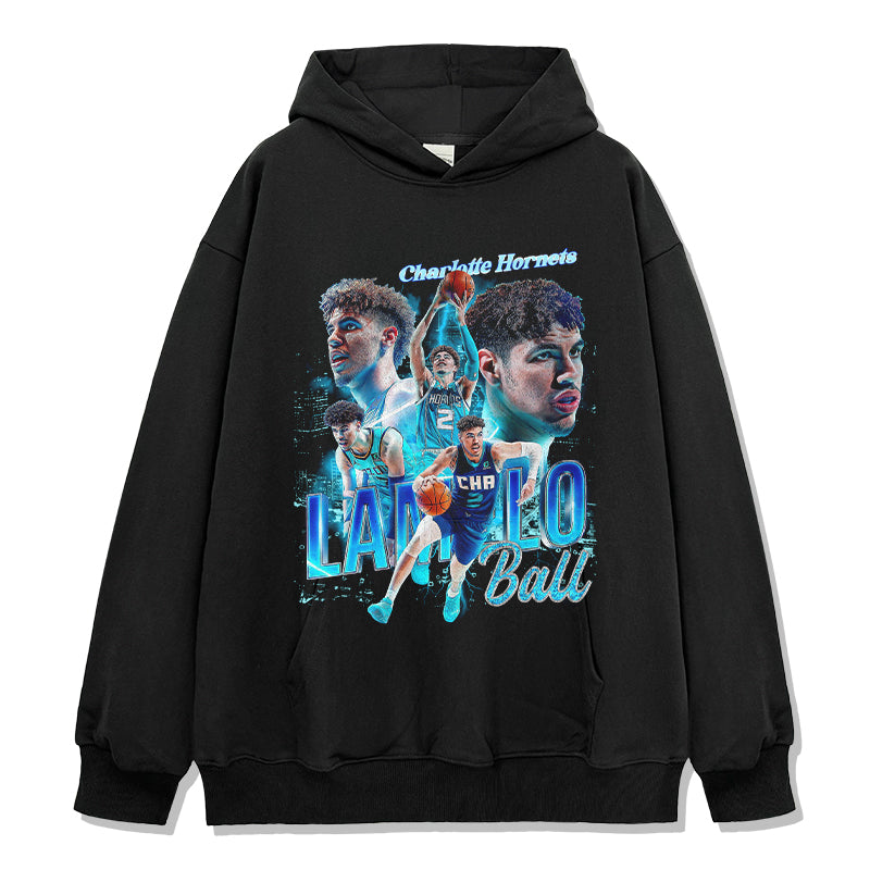 Lamelo Ball Hoodie NBA in heavyweight 240gsm cotton