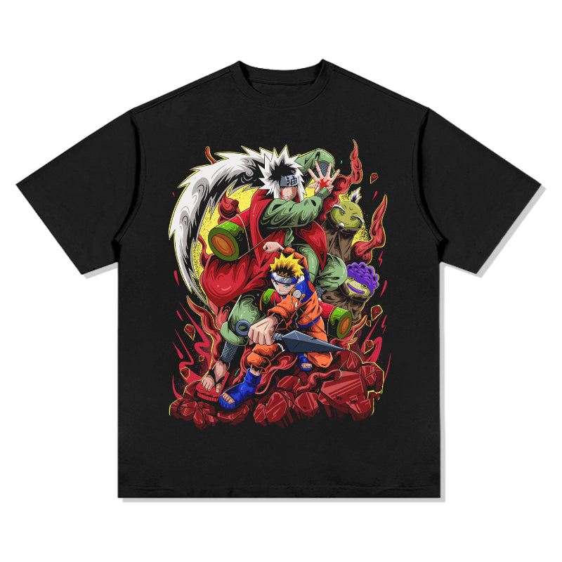 Jiraiya and Naruto "Anime TEE