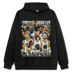 Warriors Championship Hoodie NBA in heavyweight 240gsm cotton