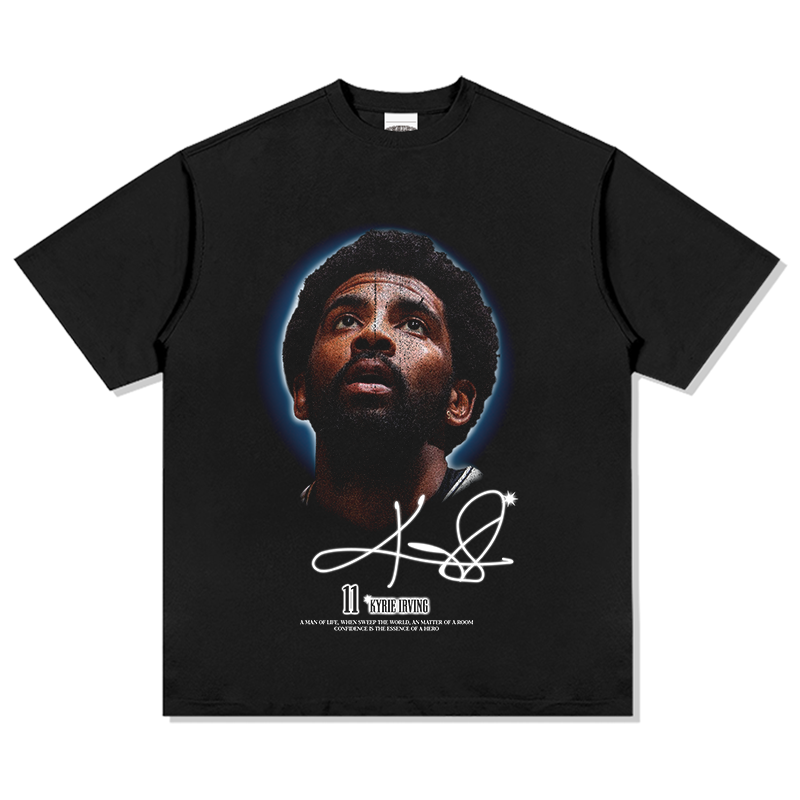 Kyrie Irving Tee NBA tribute tee in heavyweight cotton
