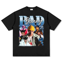 Bad Bunny Tee tribute tee in heavyweight cotton