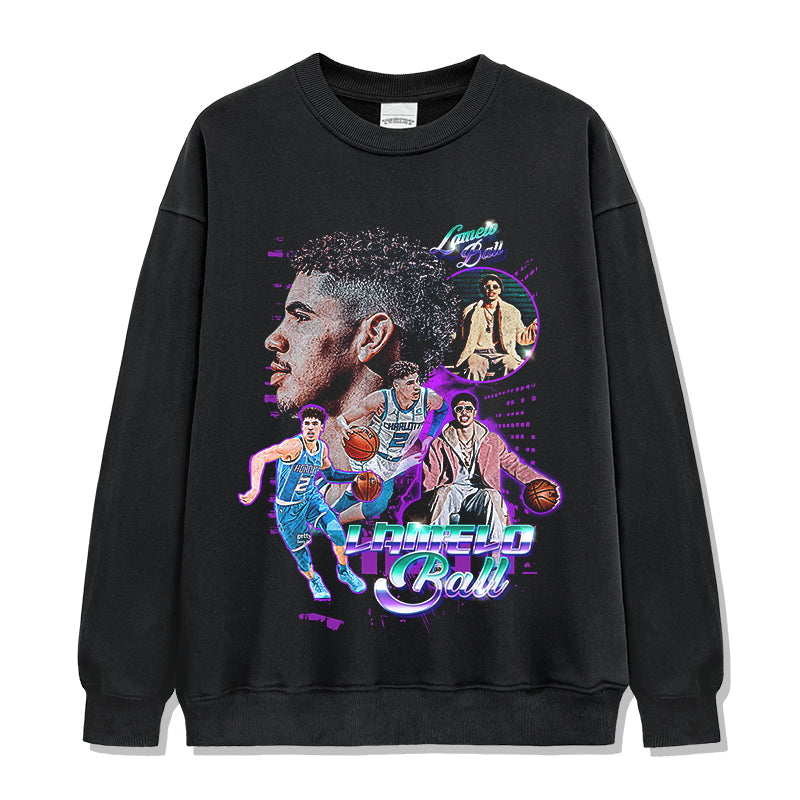 Lamelo Ball Sweatshirt NBA in heavyweight 240gsm cotton