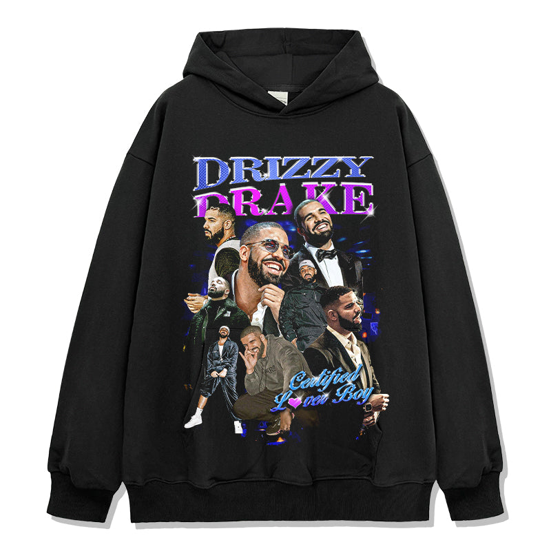 Certified Lover Boy By Drake Hoodie tribute hoodie in heavyweight cotton