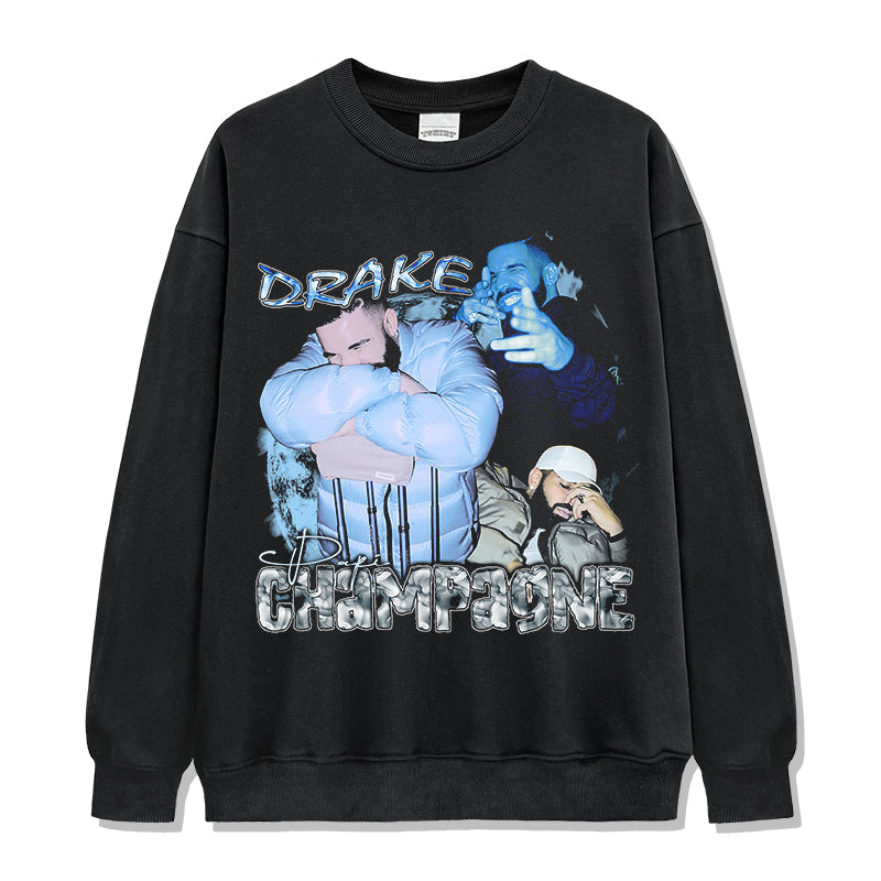 Champagne Papi By Drake Sweatshirt tribute tee in heavyweight cotton