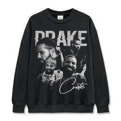 Drake Signature Sweatshirt tribute tee in heavyweight cotton