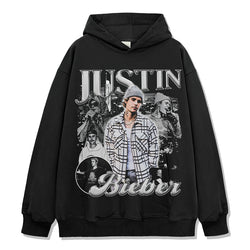 Justin Bieber Hoodie tribute hoodie in heavyweight cotton