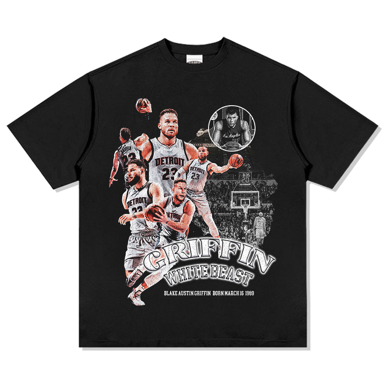 Blake Griffin Tee NBA tribute tee in heavyweight cotton