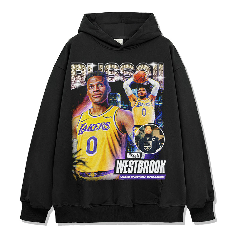 Dangelo Russell Hoodie NBA in heavyweight 240gsm cotton