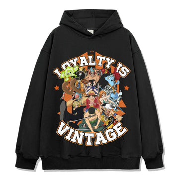 Loyalty s Vintage One Piece "Anime" Hoodie