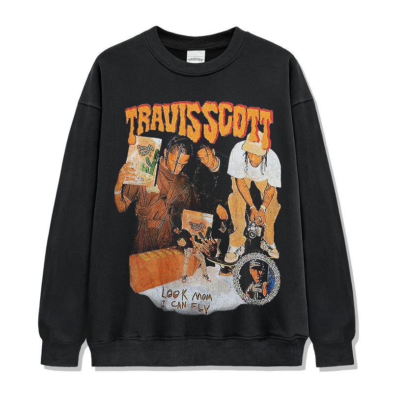 Look Mom I Can Fly By Travis Scott Sweatshirt
