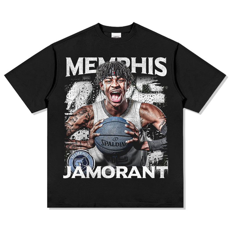 Ja Morant Tee NBA tribute tee in heavyweight cotton