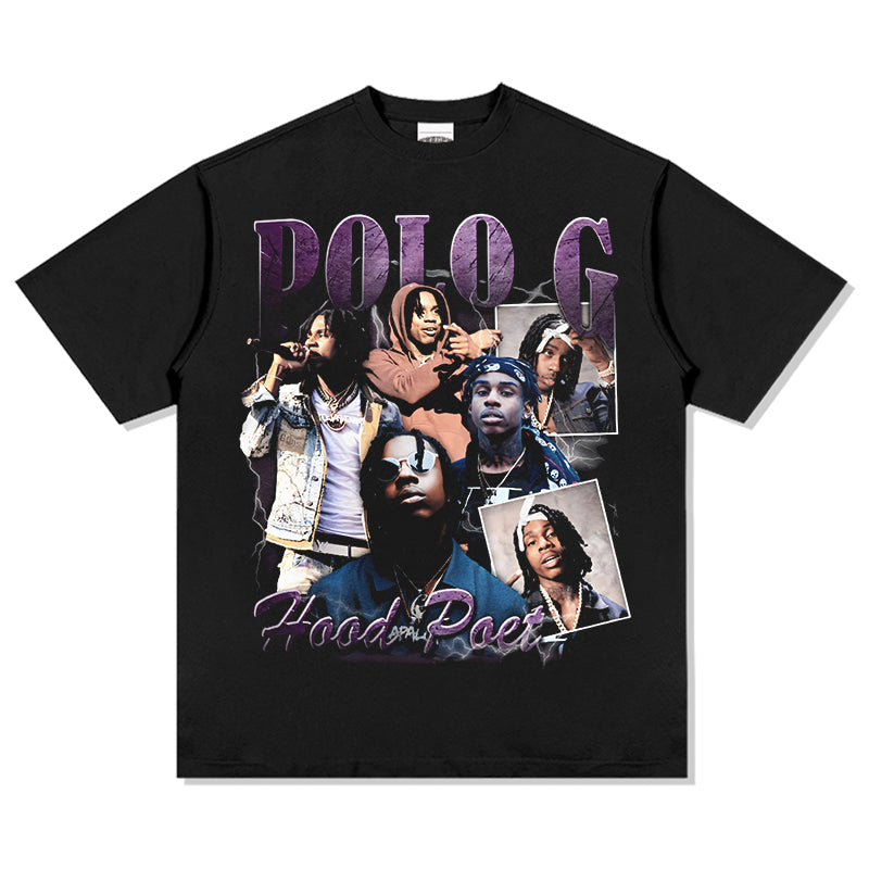 Hood Poet By Polo G TEE