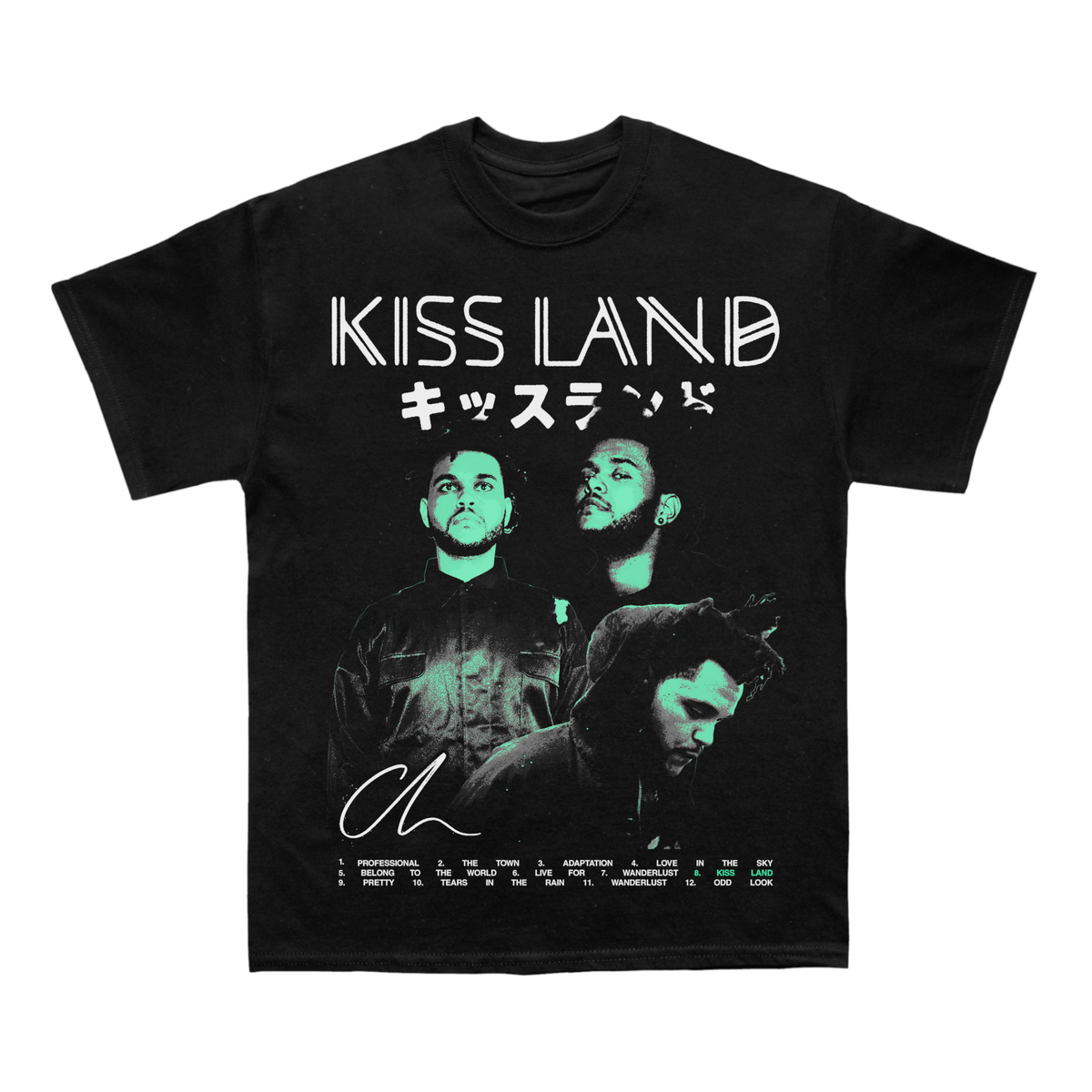 The Weeknd "Kissland" Album Back Design TEE