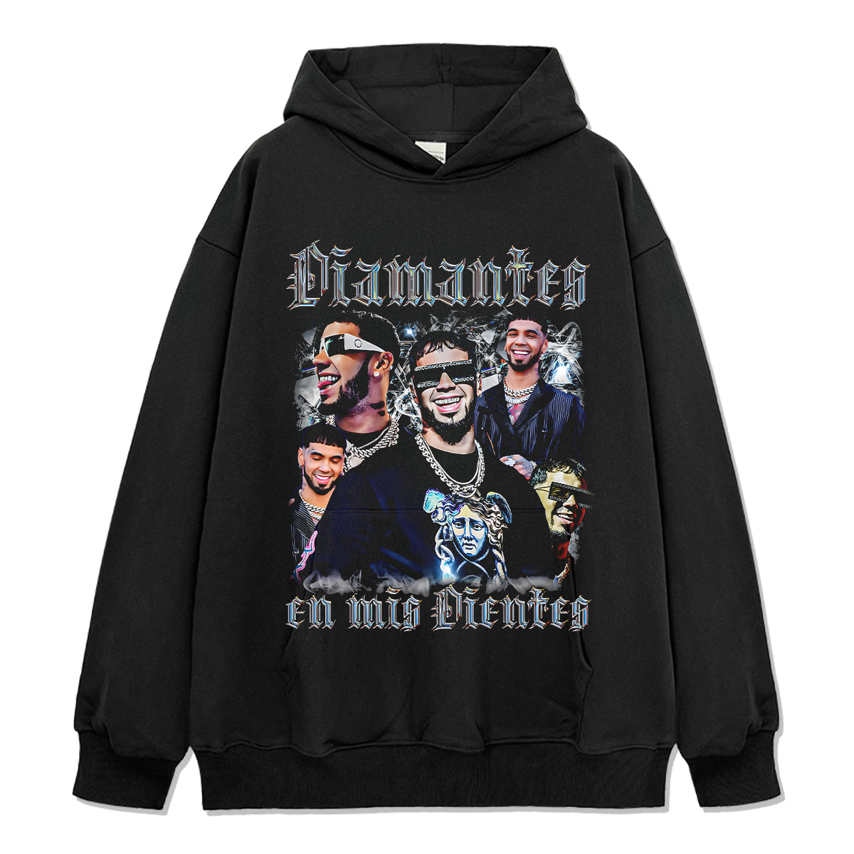 Diamantes En Mis Dientes By Anuel Aa Hoodie