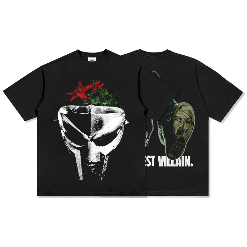The Illest Villain By Mf Doom Tee tribute tee in heavyweight cotton