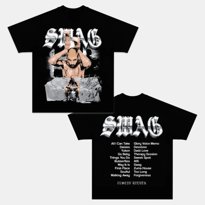 JUSTIN BIEBER & SWAG 2025 V2 BACK DESIGN TEE