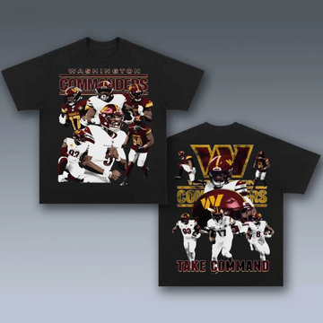 Washington Commanders Back Design TEE