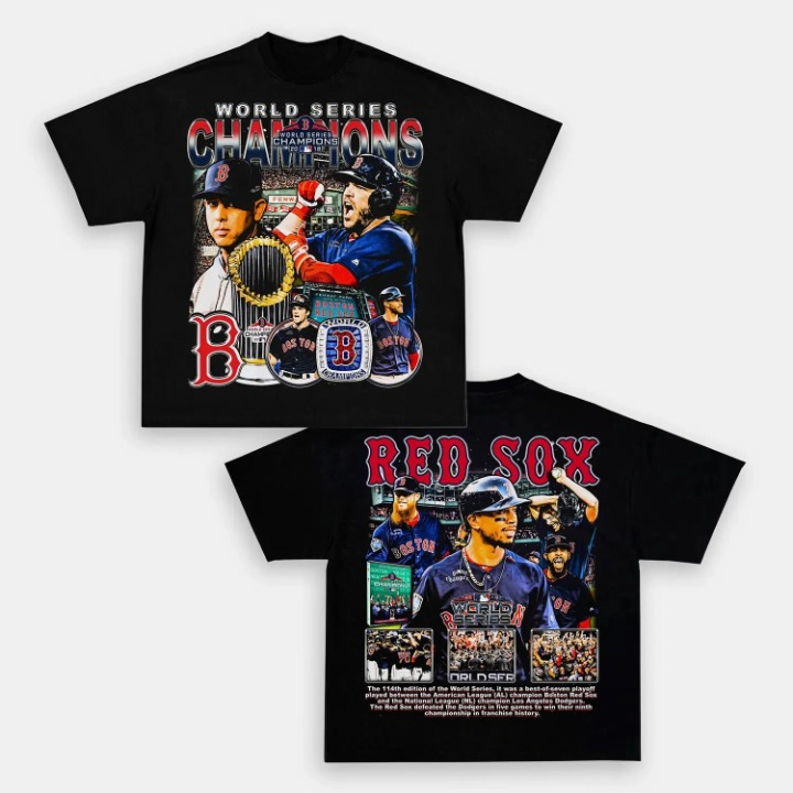 World Series champs Red Sox Back Design TEE