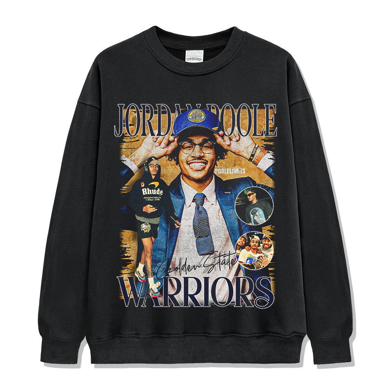 Jordan Poole Sweatshirt NBA in heavyweight 240gsm cotton