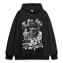 Allen Iverson Hoodie NBA in heavyweight 240gsm cotton