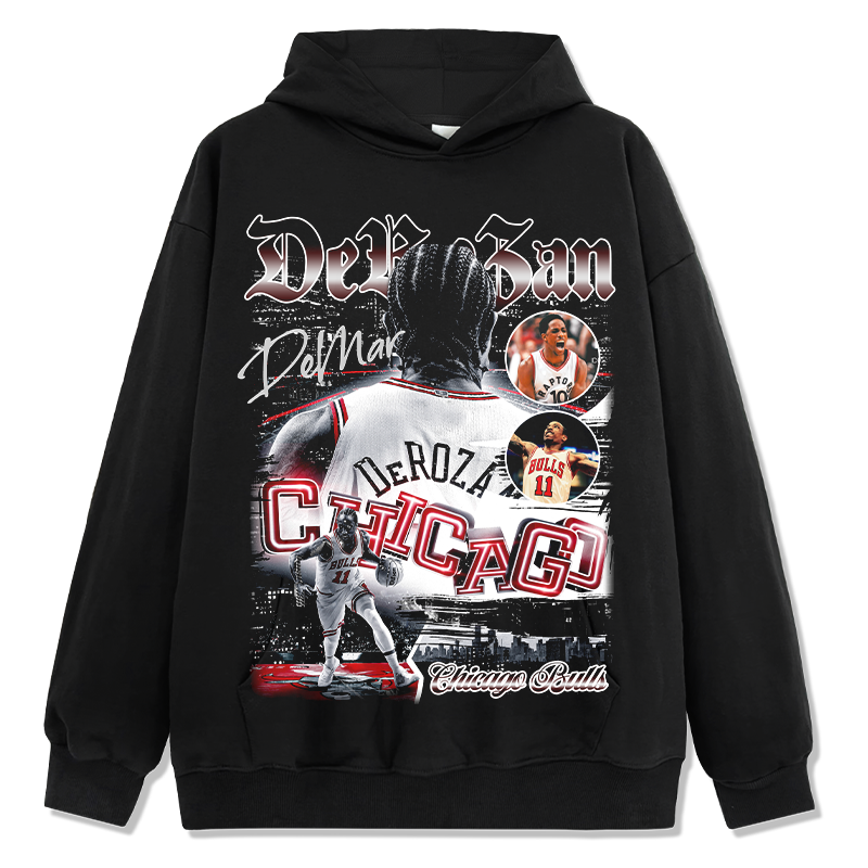 Demar Derozan Hoodie NBA in heavyweight 240gsm cotton