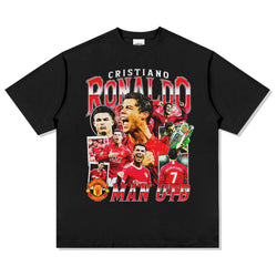Cristiano Ronaldo Manchester United Tee tribute tee in heavyweight cotton