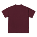 Custom Print Tee — Burgundy back