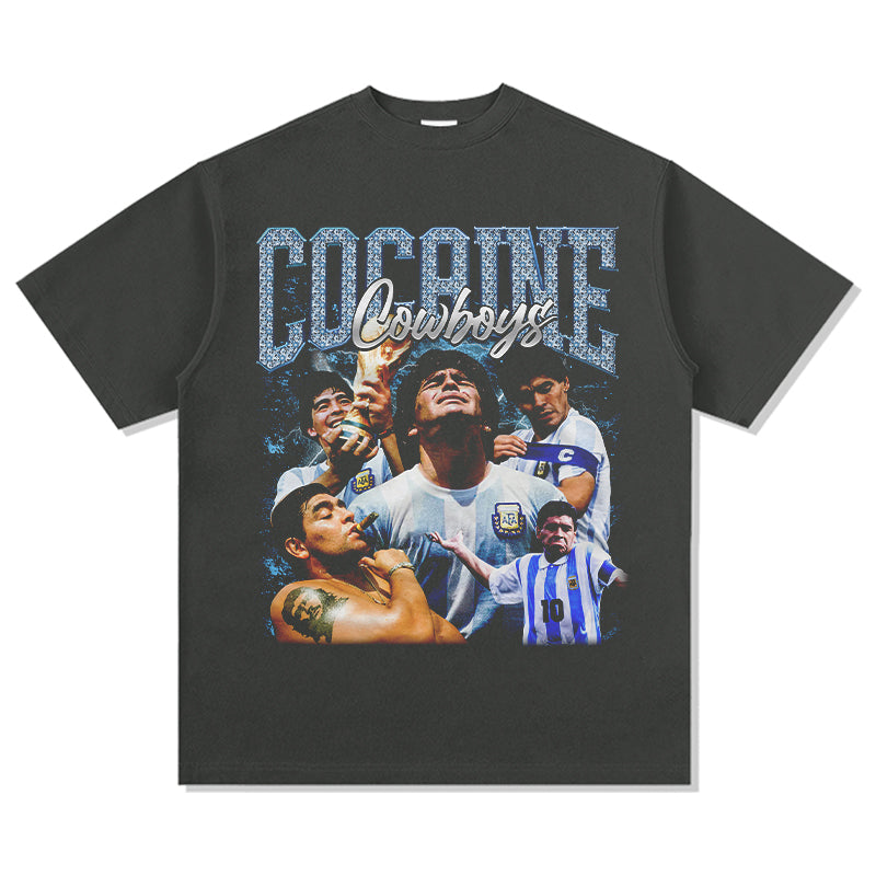 Cocaine Cowboys By Diego Maradona Tee - view 2