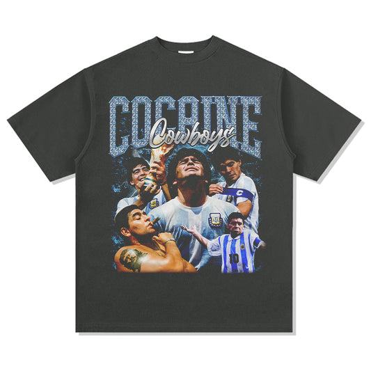 Cocaine Cowboys By Diego Maradona Tee