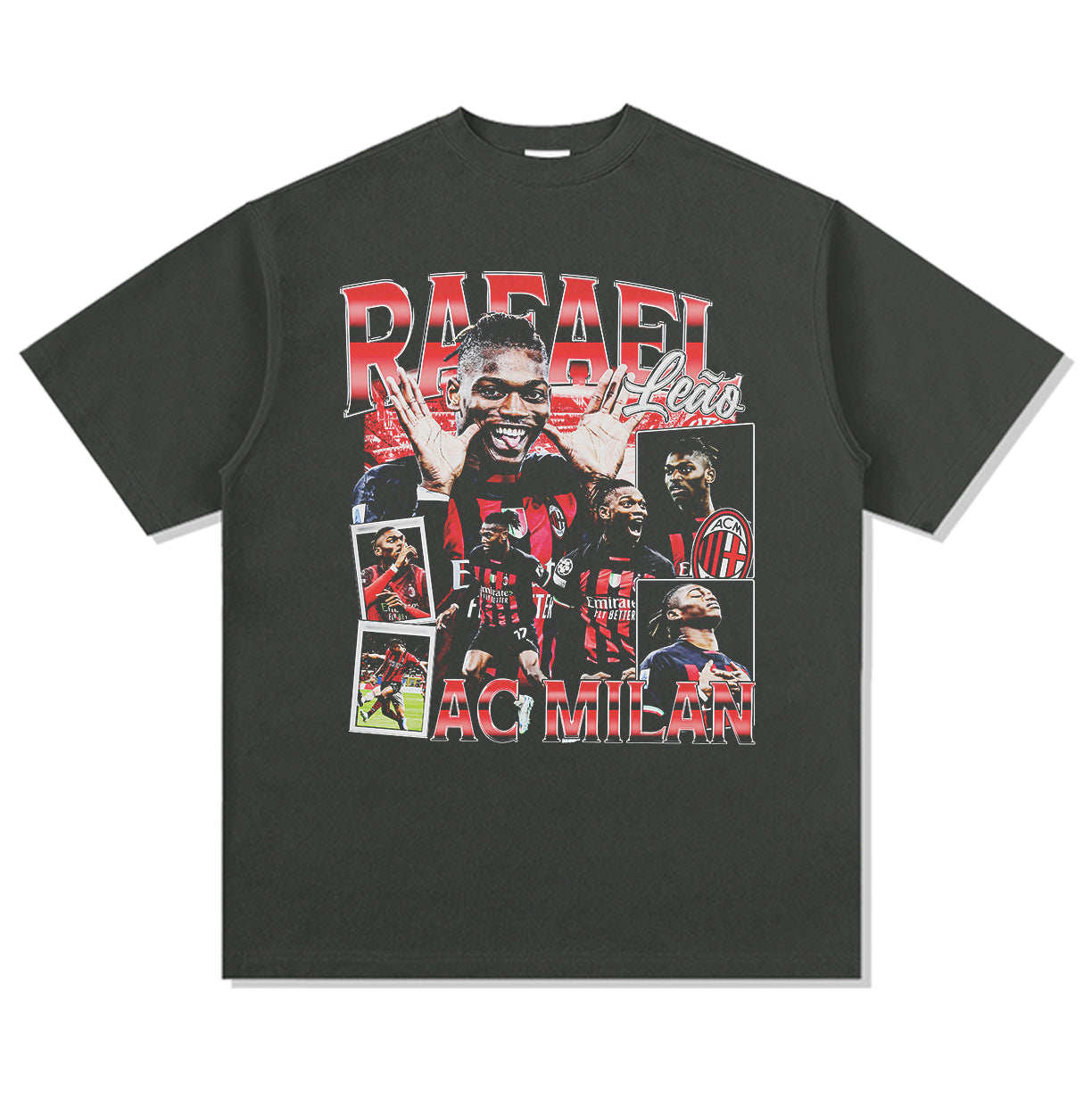 Ac Milan By Rafael Leão Tee - view 2