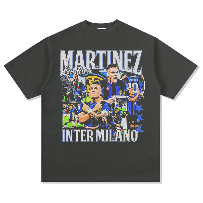 Inter Milano By Lautaro Martinez Tee - view 2