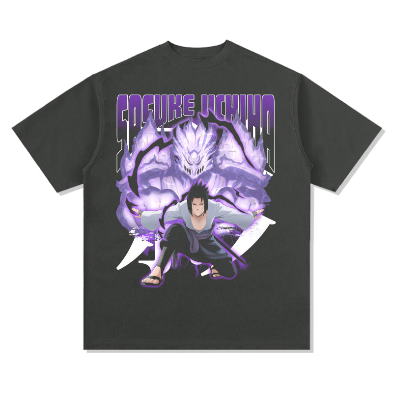 Sasuke Uchiha Naruto "Anime" TEE - view 3