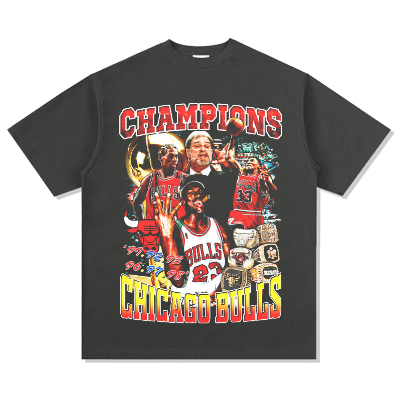 Champions Chicago Bulls TEE NBA - view 2